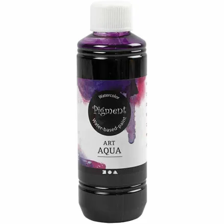Nestemäinen vesivärimaali, punavioletti, 250 ml / 1 pullo.