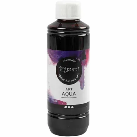 Nestemäinen vesivärimaali, ruskea, 250 ml / 1 pullo.