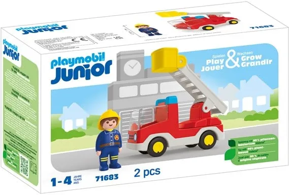 Playmobil 1.2.3 - Juniorin paloauto tikkailla