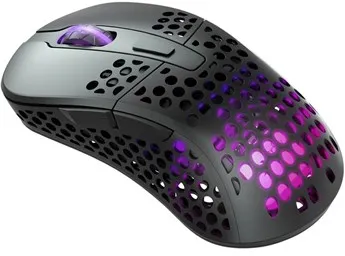 Xtrfy M4 Wireless RGB Gaming Mouse - Black - Pelihiiri - Optinen - 6 painiketta - Musta RGB-valoilla