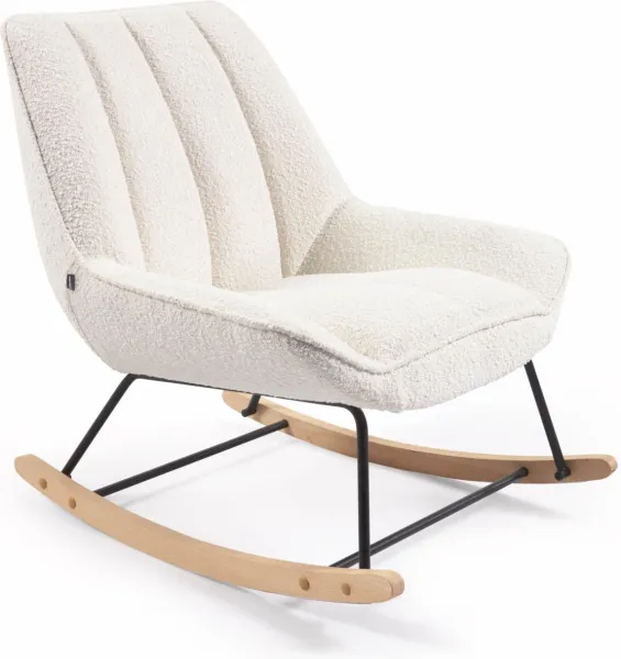 Marlina, Keinutuoli, valkoinen, kangas