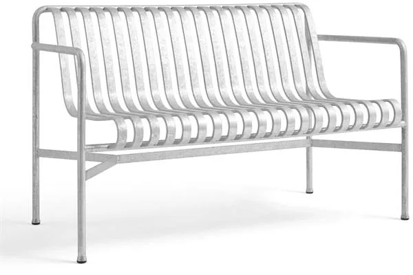 HAY Palissade Dining -penkki käsinojilla, kuumasinkitty teräs