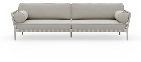 Vipp 720 Open-Air 3-istuttava ulkosohva Vaaleanharmaa