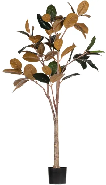 Kumipuu, keinotekoinen kasvi, vihreä, H170x106x63 cm