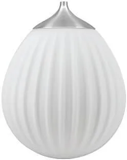 Umage Around the world mini -lampunvarjostin - Valkoinen, jossa mattapintainen teräskansi