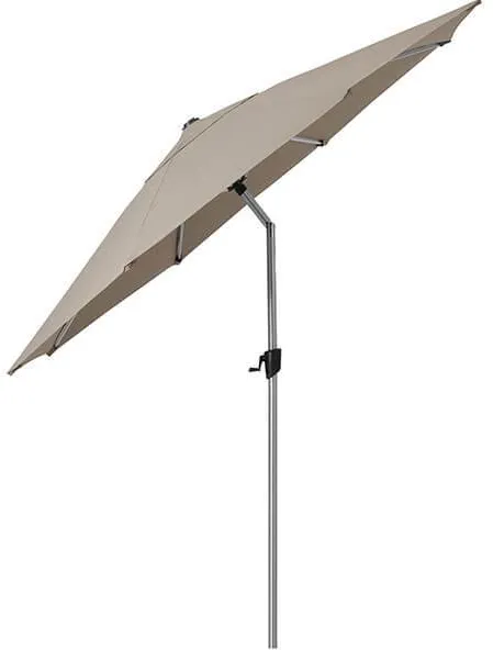 Cane-Line Sunshade Aurinkovarjo kallistustoiminnolla - Ø 300 cm - Taupe