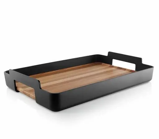 Eva Solo Nordic Kitchen suorakulmainen tarjoilualusta 50x34 cm - Hiiltynyt bambu